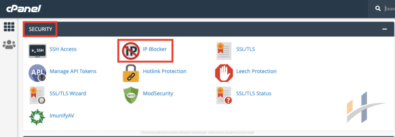 cPanel IP Blocker