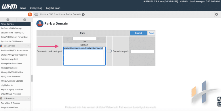 select park domain