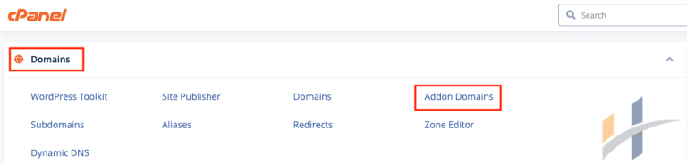 Addon Domains