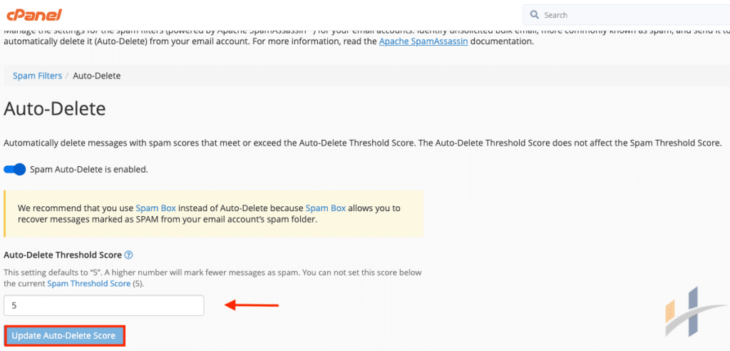 Using Spam Filters In Cpanel And Define Whitelists And Blacklists And Spam Score 