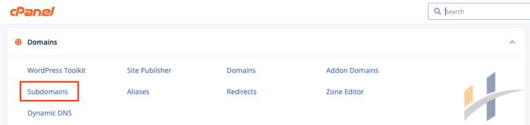 subdomains